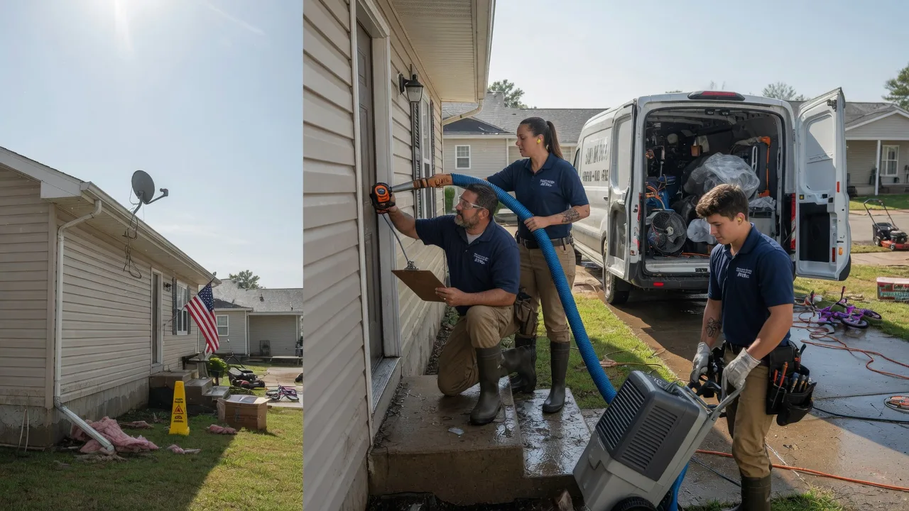 Ceiling Water Damage Restoration in Thompsons, TX near me